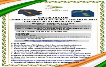 Consular Camp on 09 July 2022 at Santa Ana & Irvine California